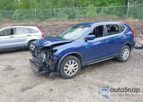 2017 Nissan Rogue S из США, поврежденный, VIN KNMAT2MV2HP550669